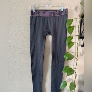 Gymshark Womens Seamless Workout Leggings, Athletic, Grey